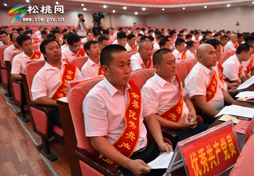 松桃庆祝建党96周年表彰大会召开